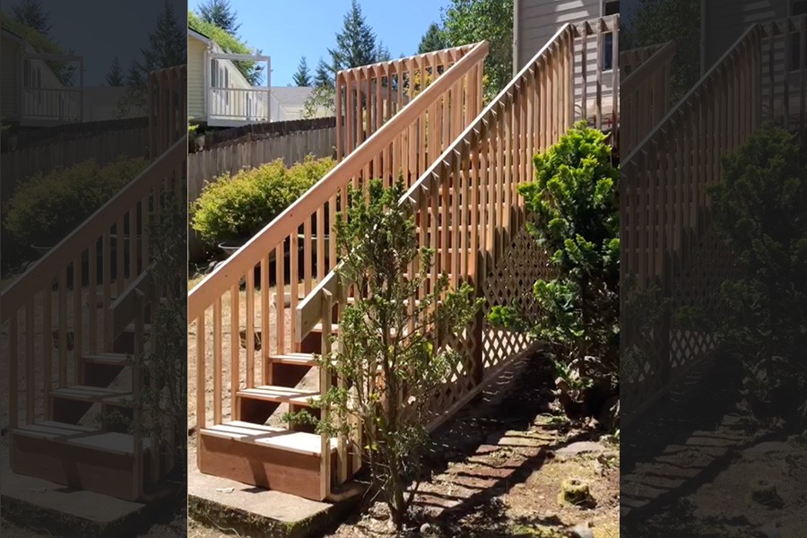 Outdoor and indoor steps